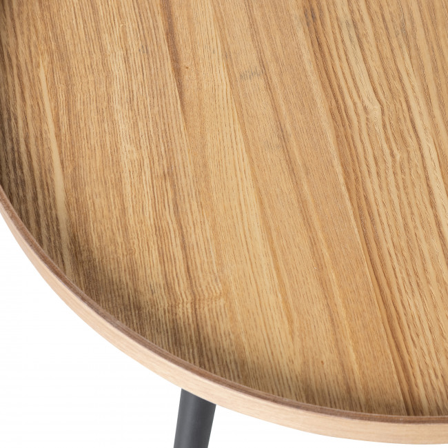Mesa - Table d'appoint ronde en bois ø45cm