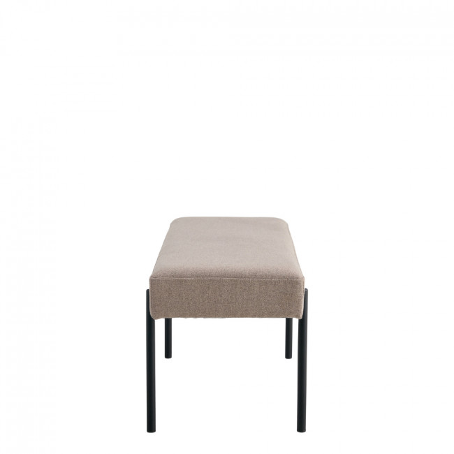 Swindon  - Banc en tissu et métal L100cm