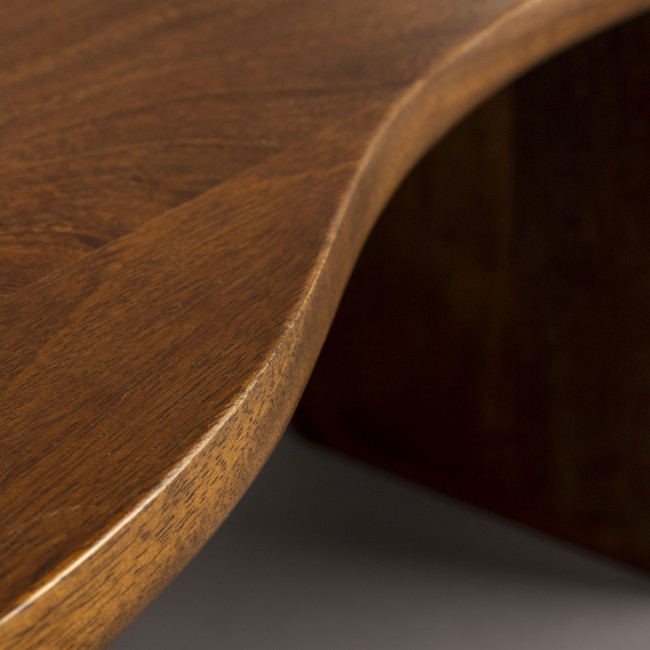Tilon - Table basse organique en bois 110x60cm
