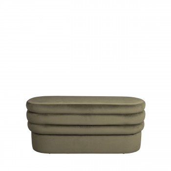 Aditi - Banc en velours L93cm
