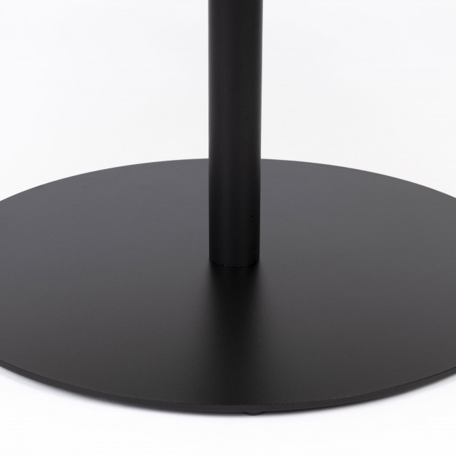 Yuri - Table basse ronde en bois et métal ø70cm