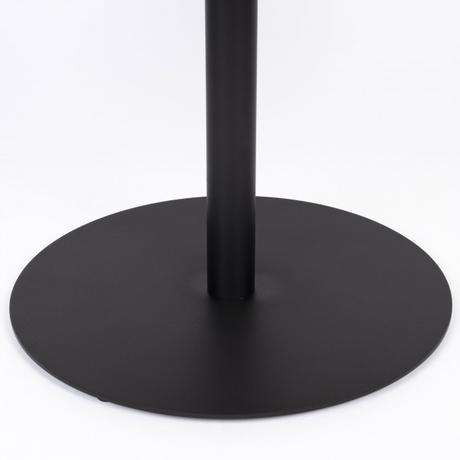 Yuri - Table d'appoint ronde en bois et métal ø56cm