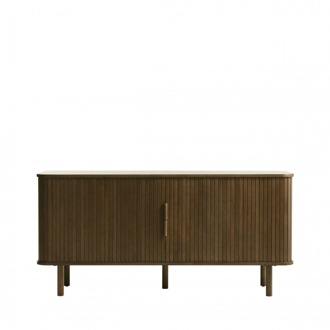 Callan - Buffet aux portes coulissantes en bois strié L160cm