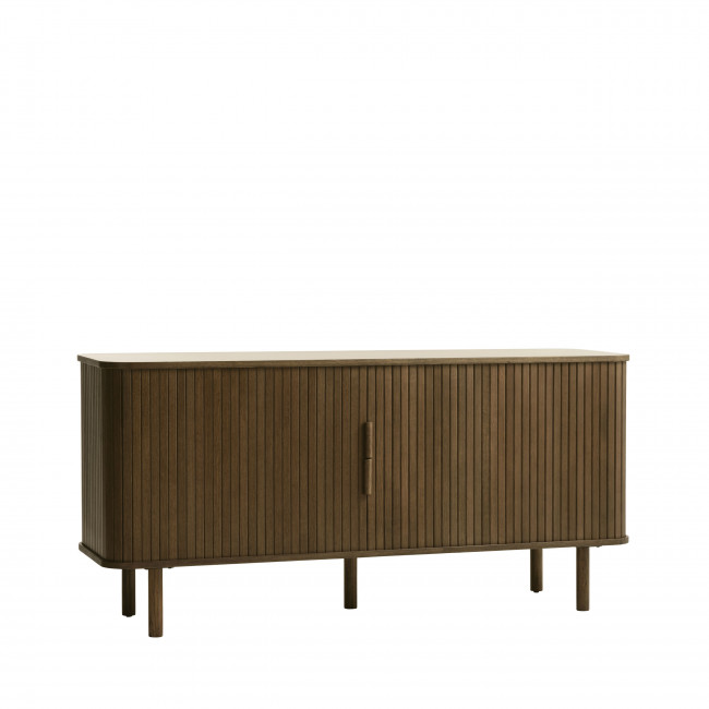 Callan - Buffet aux portes coulissantes en bois strié L160cm