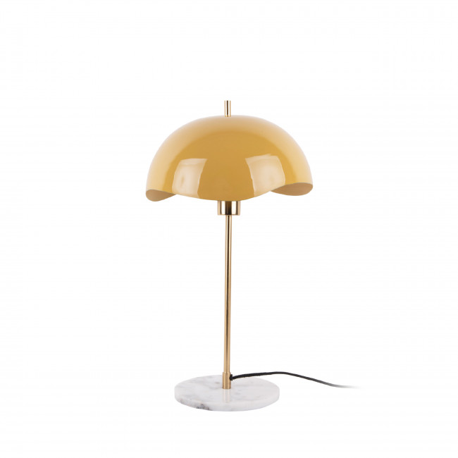 Waved Dome - Lampe à poser en métal et marbre
