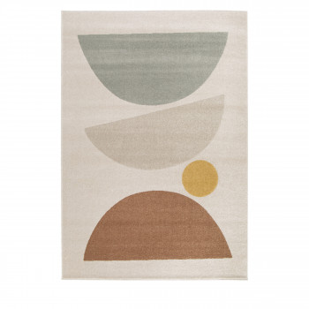 Léo - Tapis contemporain à motif géométrique
