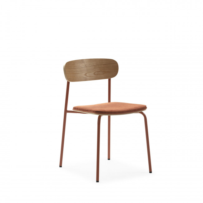 ARNO - Lot de 2 chaises en tissu