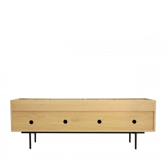 Lines - Meuble TV 4 portes en bois L160cm
