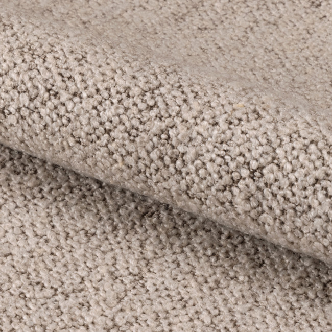 Anabate - Lot de 2 fauteuils de table en tissu et bois
