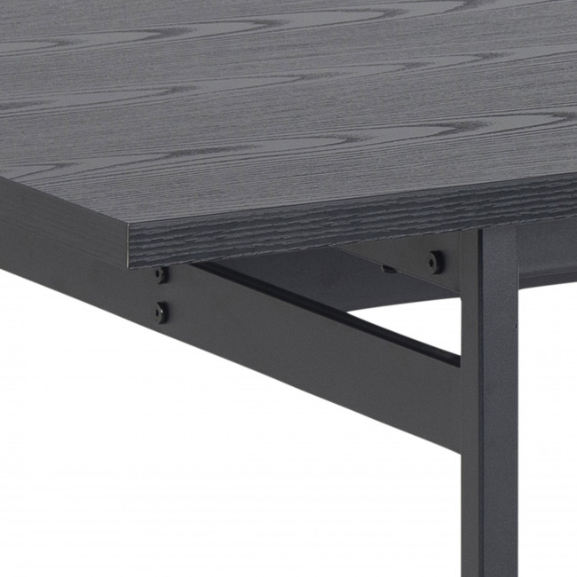 Batara - Table à manger en bois et métal 200x90cm