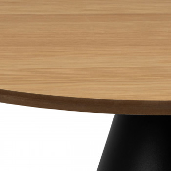Parides - Table basse ronde en bois ø65cm