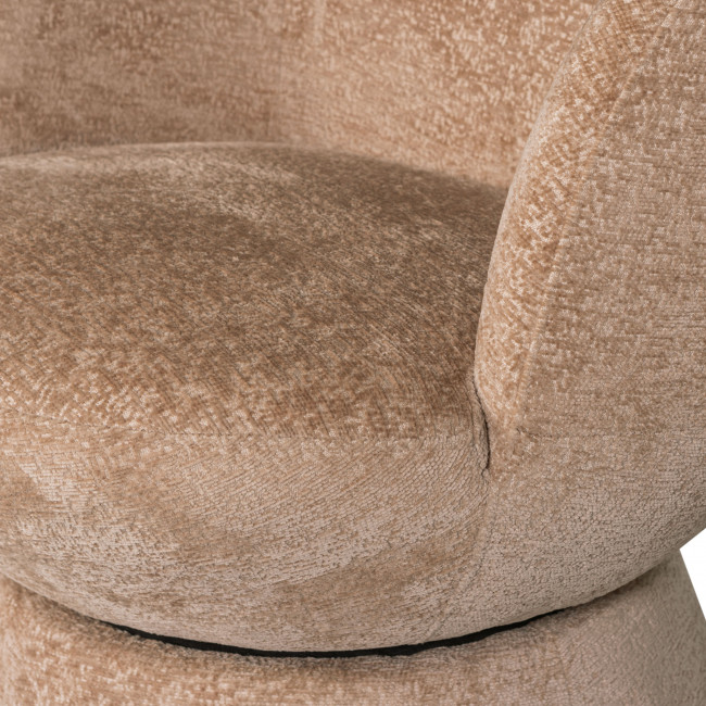 Shuffle - Fauteuil pivotant en tissu