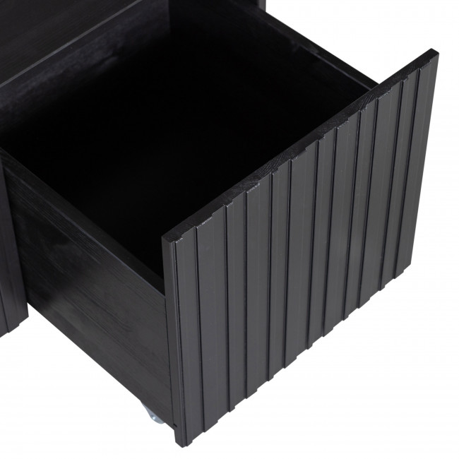 New Gravure - Banc d'entrée avec rangement en bois L88cm