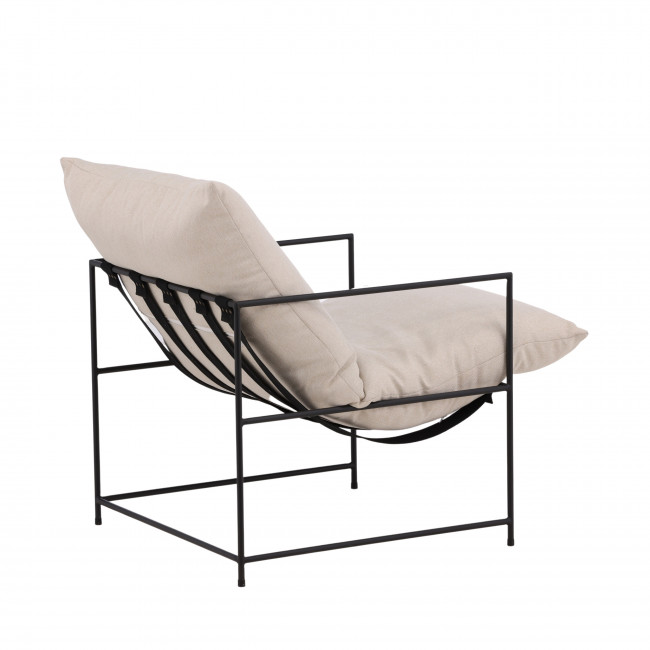 Sedalia - Fauteuil en tissu et métal