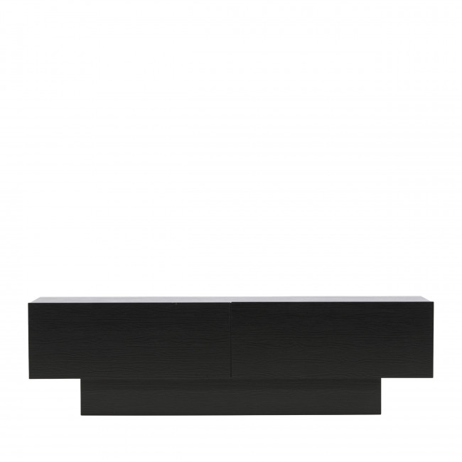 Cuenca - Meuble TV 2 portes battantes en bois L160cm