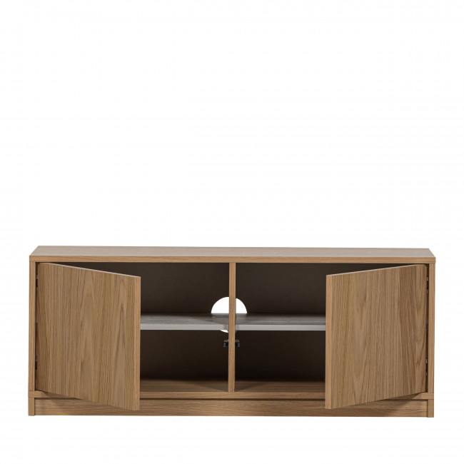 Modulair - Meuble TV 2 portes en bois L110cm