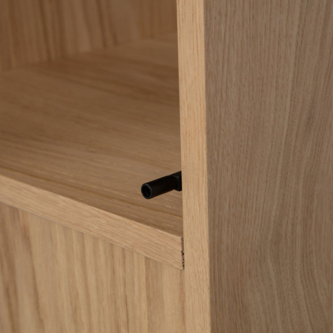 Modulair - Colonne de rangement 2 portes en bois H199cm