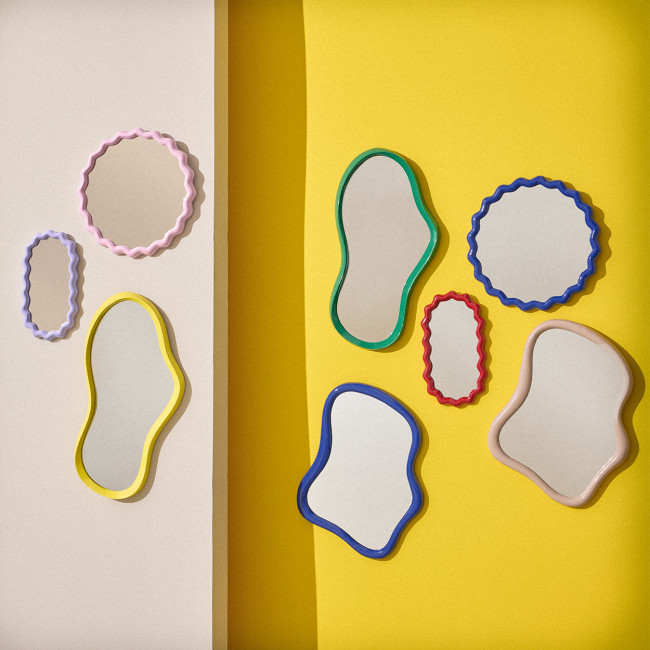 Parma - Miroir de forme organique 33x63cm