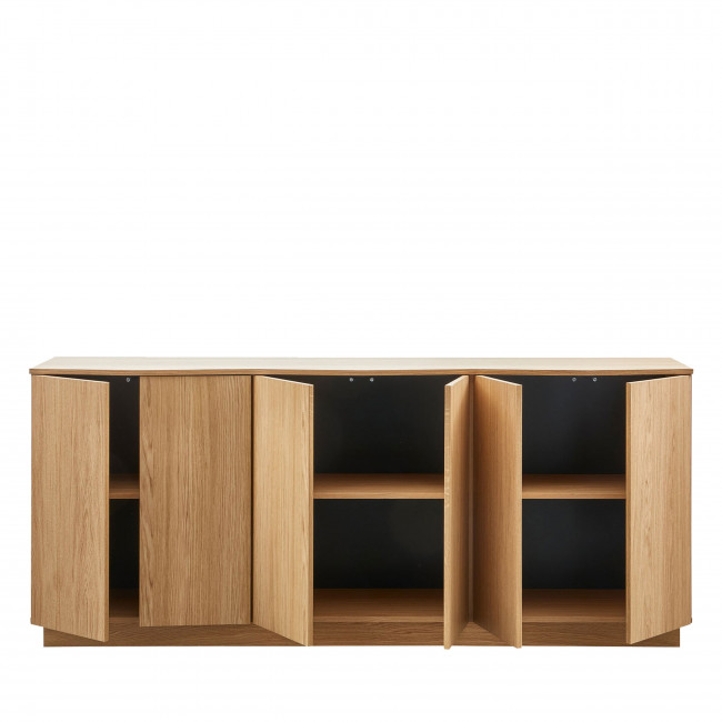 Zuma - Buffet 6 portes en bois L200cm