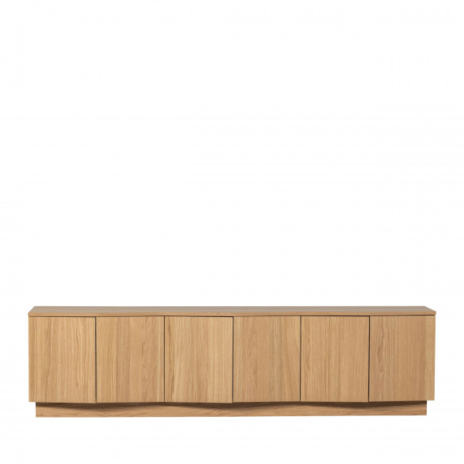 Zuma - Meuble TV 6 portes en bois L200cm