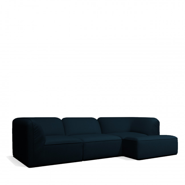 Noor - Pouf pour canapé modulable en tissu bouclette