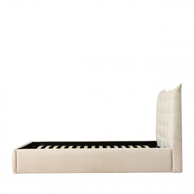 Serenita - Lit coffre en tissu 140x190cm