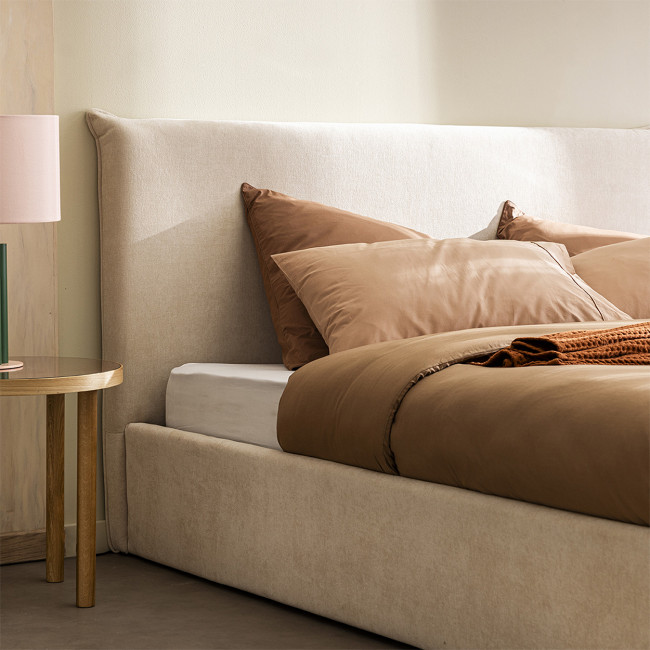 Mac beth - Lit coffre en tissu 160x200cm