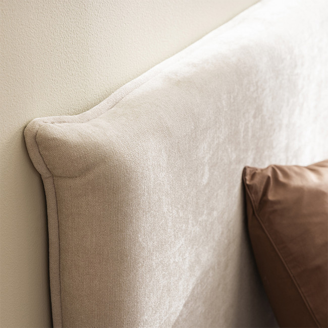 Mac beth - Lit coffre en tissu 160x200cm