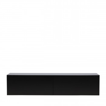 Frihamn - Meuble TV suspendu 2 tiroirs en bois L160cm