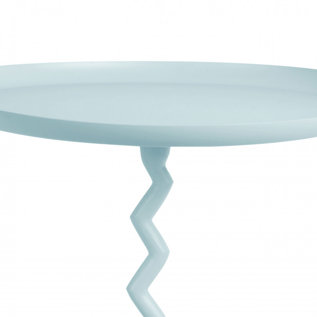 Zigzag - Table d'appoint ronde en métal ø40cm