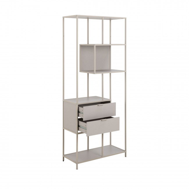 Hexa - Étagère 2 tiroirs en métal H185cm
