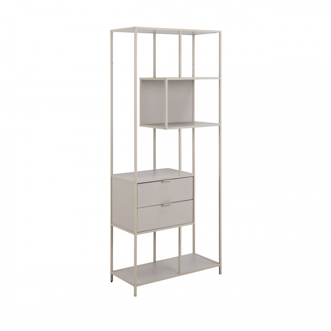 Hexa - Étagère 2 tiroirs en métal H185cm