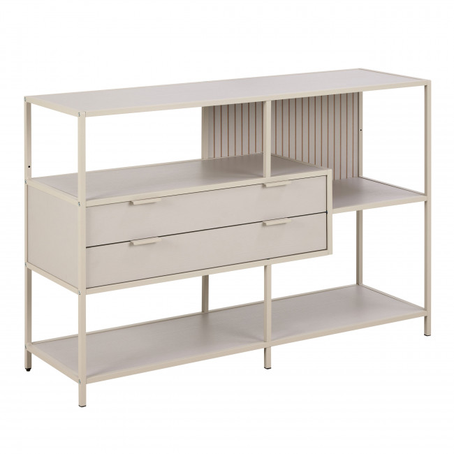 Hexa - Étagère 2 tiroirs en métal L114cm