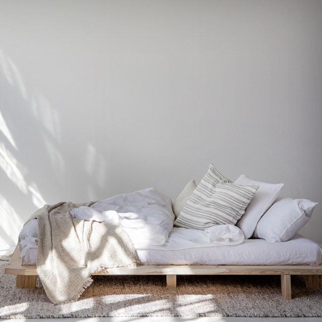 Japan - Lit en bois 120x200cm