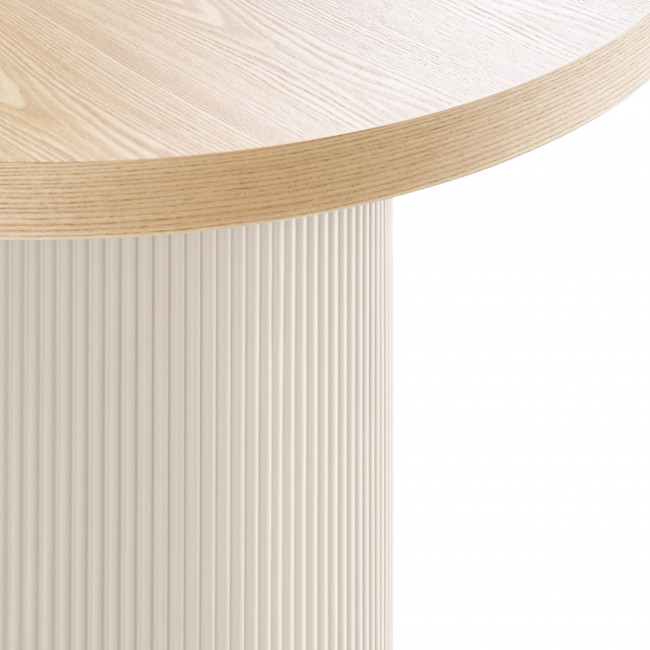 Solva - Table à manger 10 personnes ovale en bois