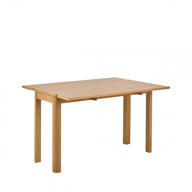 Fika - Table à manger extensible 2 à 4 personnes en bois 120x45-90cm 