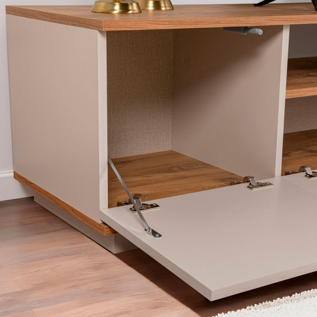Fritz - Meuble TV 3 portes en bois L180cm