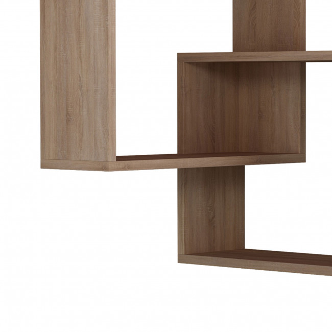 Mali - Étagère d'angle murale en bois L68cm
