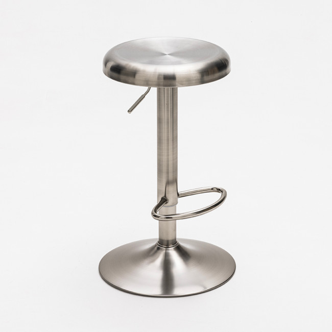 Pop - Tabouret de bar réglable en métal H60-81cm