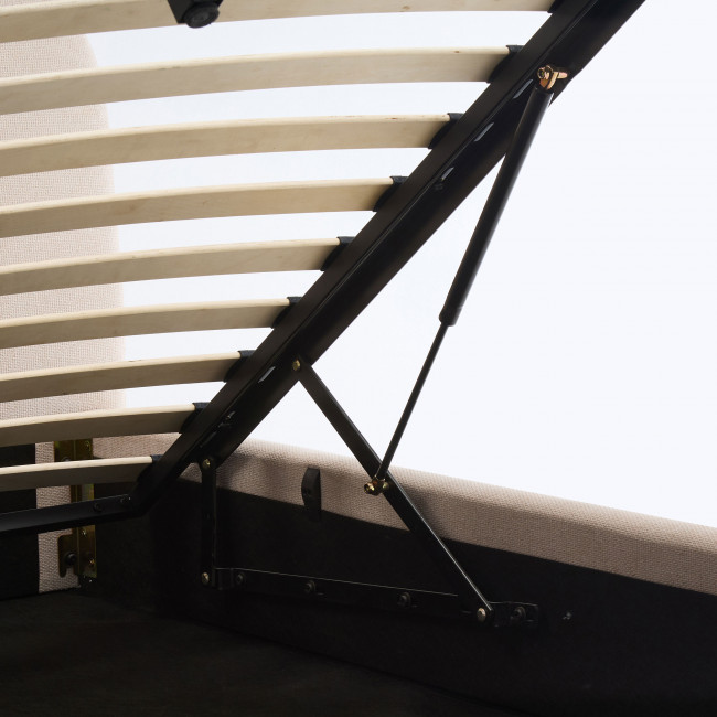 Napo - Lit coffre en tissu 160x200cm