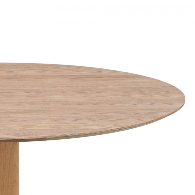 Lisa - Table à manger 4 personnes ronde en bois ø100cm