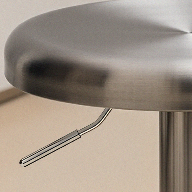 Pop - Tabouret de bar réglable en métal H60-81cm