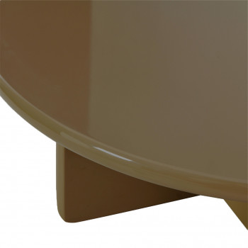 Paloma - Table basse ronde en bois laqué ø80cm