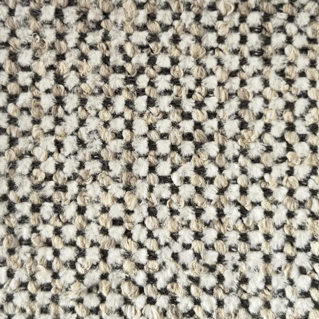 Villabon - Fauteuil XL en tissu pieds épingles noirs