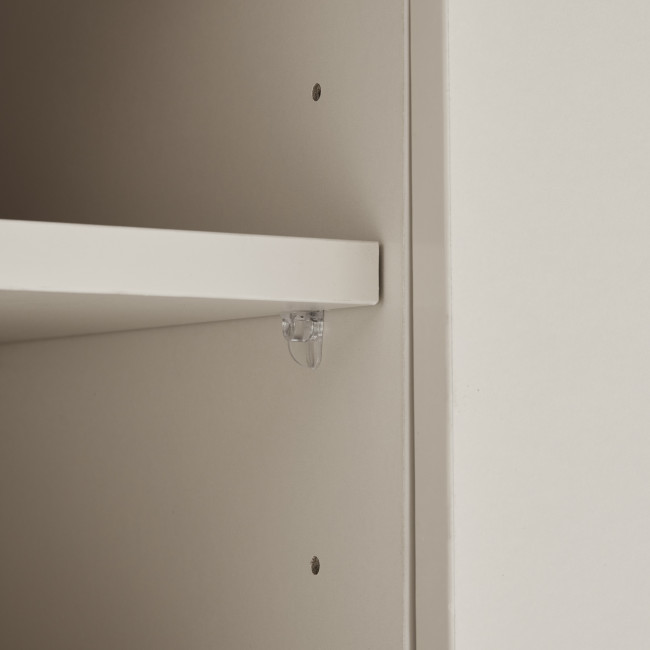 Stanley - Meuble TV 2 portes en bois et métal L160cm