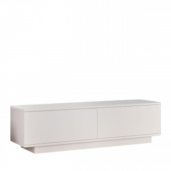Hudson - Meuble TV 2 portes en bois L140cm