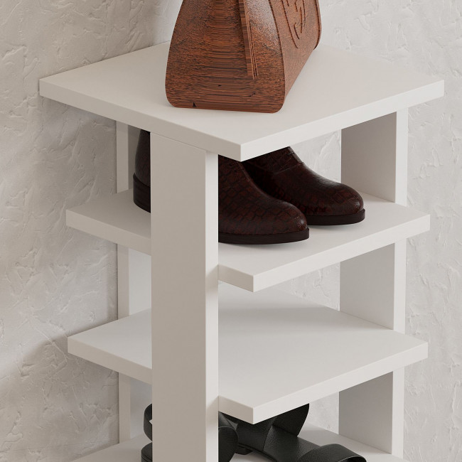 State - Étagère à chaussures en bois H110cm