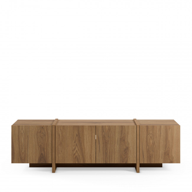 Nicole - Meuble TV 4 portes en bois 180cm