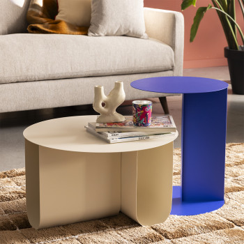 Blum - Table basse ronde en métal ø60cm