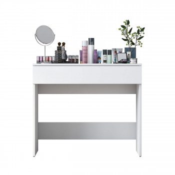Auri - Coiffeuse 1 tiroir en bois L90cm